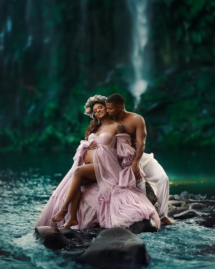 Vintage Photography Lighting - Sukienki ciążowe do sesji zdjęciowych, z