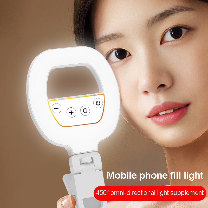 Photography Lighting Video - Akumulatorowa lampa LED, mobilna lampa pierścieniowa
